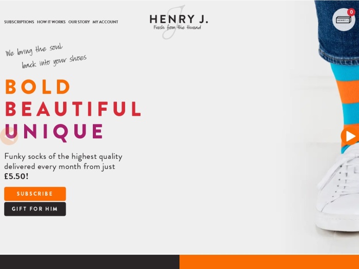 henry j socks