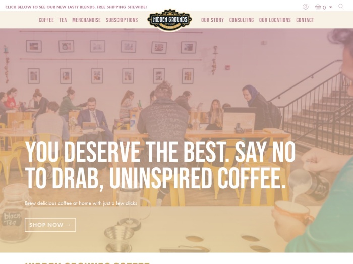 hidden grounds coffee co