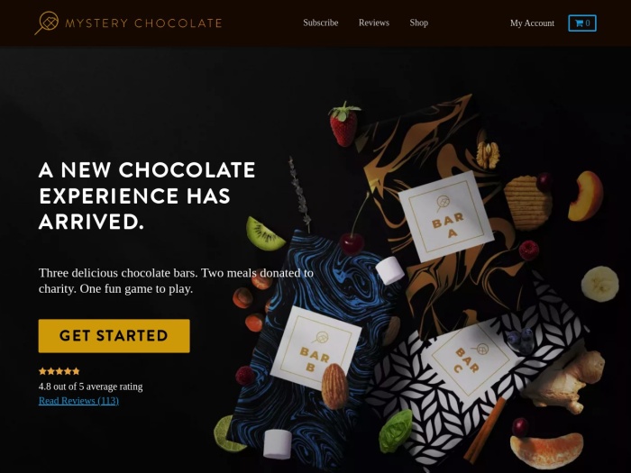 mystery chocolate box