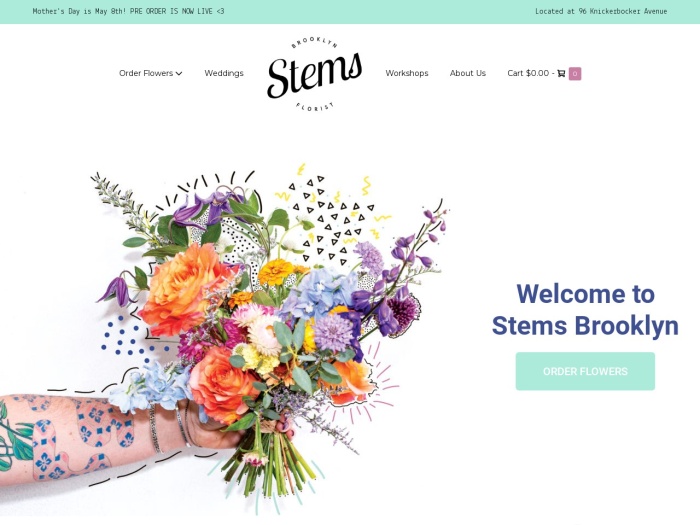 stems brooklyn flower shop