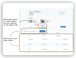 icon for group leader access to groups reports