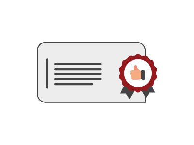 icon for increase course credibility with student reviews
