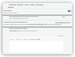 icon for admin group code settings