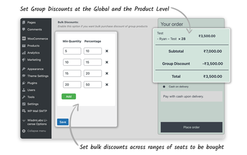 icon for sell group licenses at a discount for a large number of students.