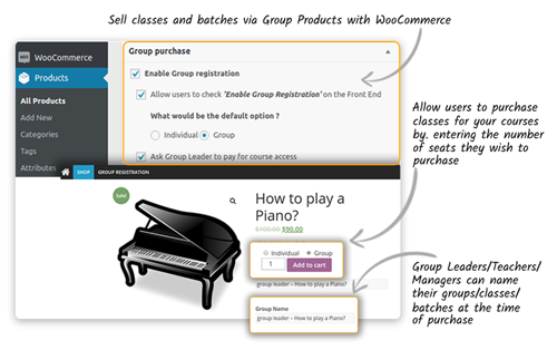 icon for simplify enrollment by enabling group license purchases