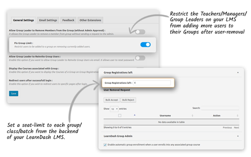 icon for restrict number of members to be added into group